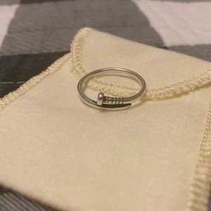 Retired James Avery nail ring